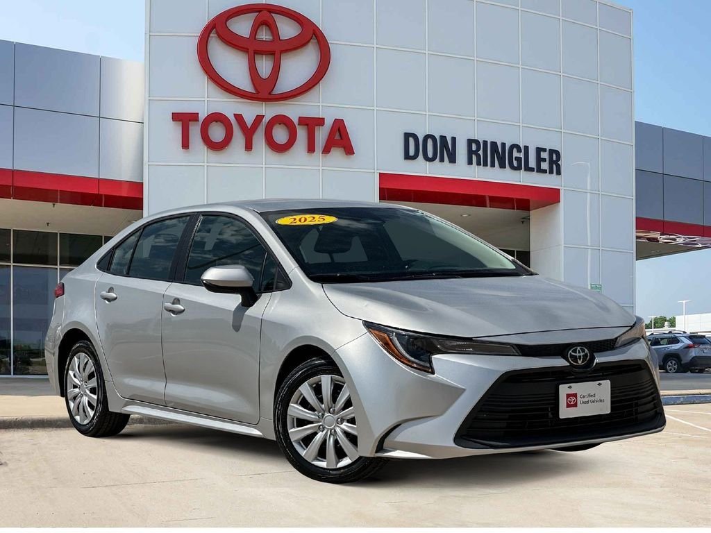 Certified Used 2025 Silver Toyota LE image 1