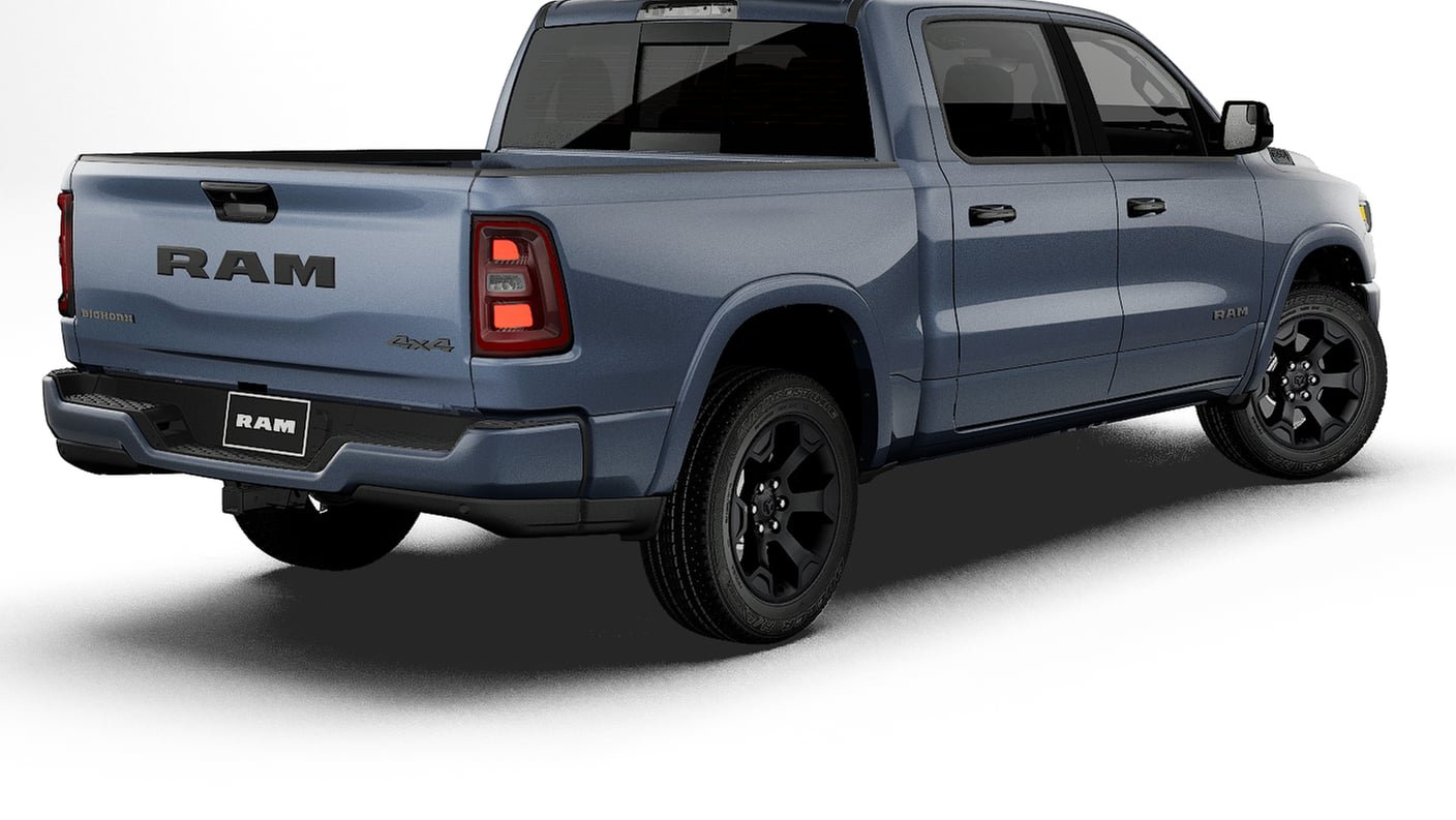 New 2027 Forged Blue Metallic Exterior Paint RAM Big Horn/Lone Star image 14