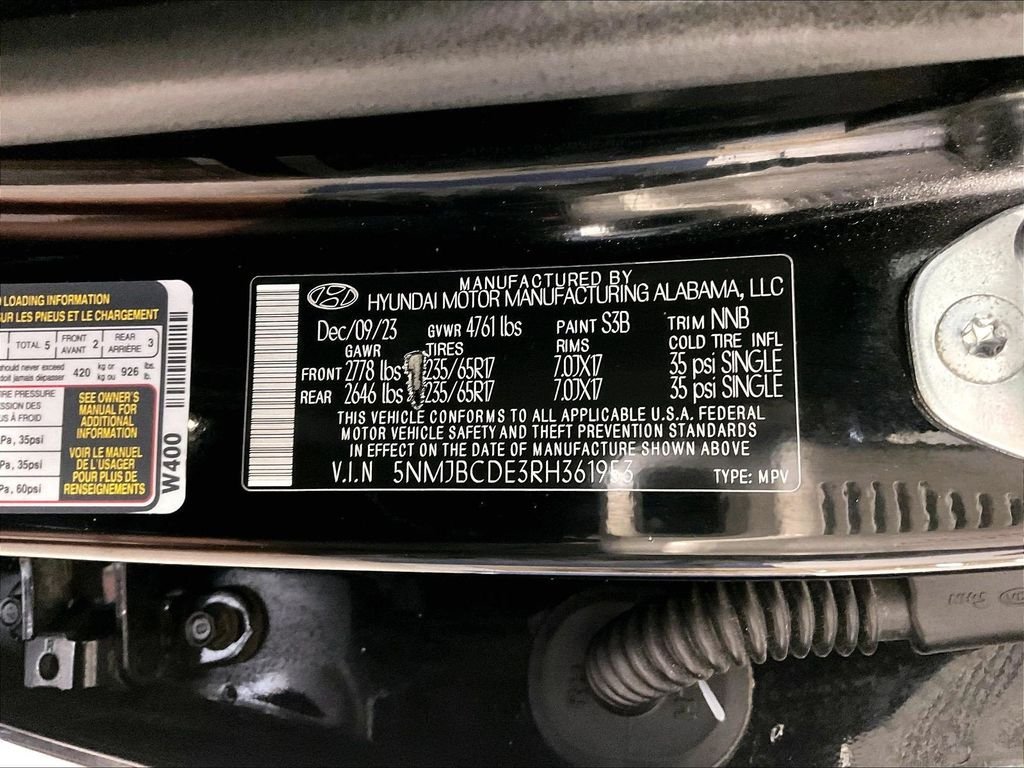 Used 2024 Black Hyundai SEL image 34