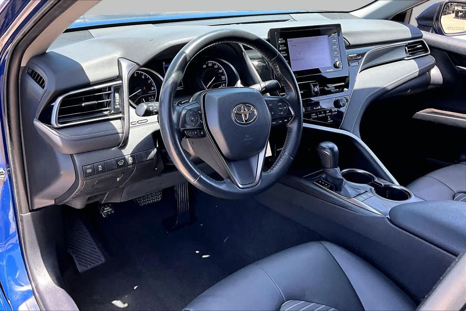 Used 2023 Reservoir Blue Toyota SE image 16