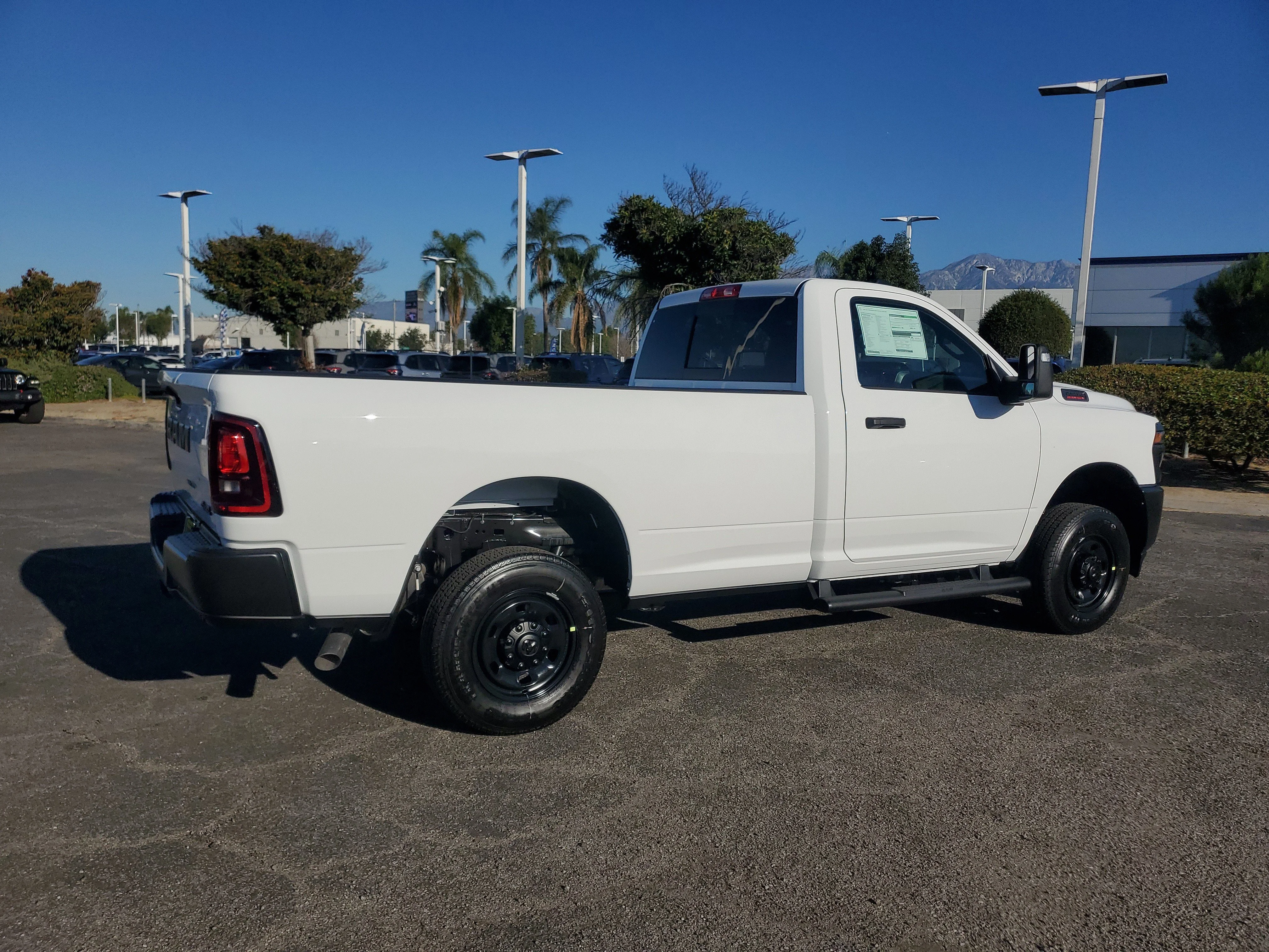 New 2026 Bright White Clear-Coat Exterior Paint RAM Tradesman image 3