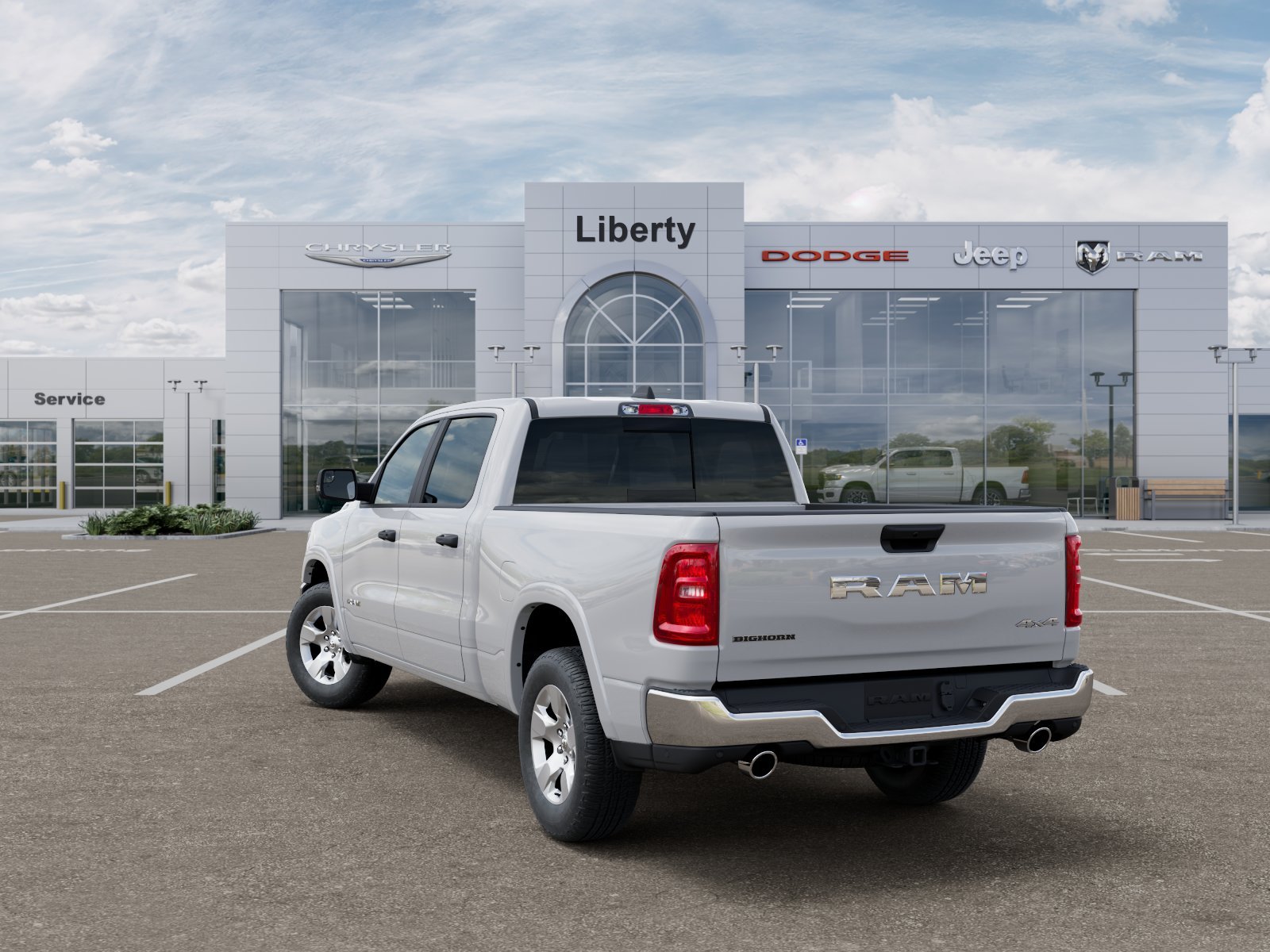 New 2026 Bright White Clearcoat RAM Big Horn/Lone Star image 38