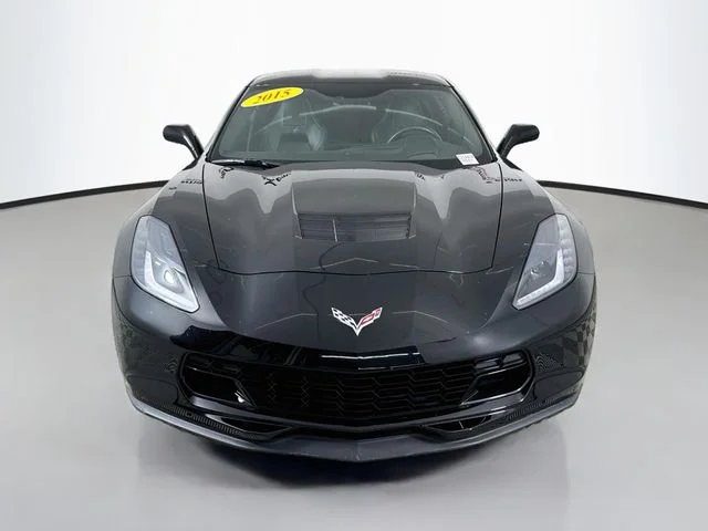 Used 2015 Black Chevrolet Stingray Z51 image 2