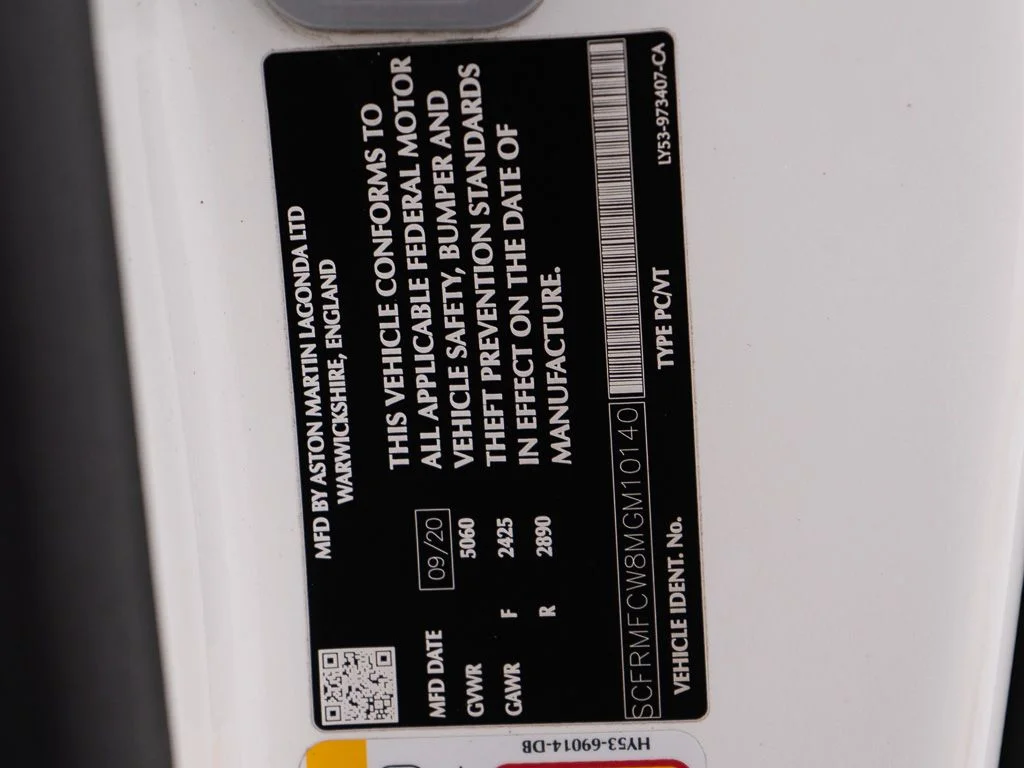 Certified Used 2021 Stratus White Aston Martin Volante image 55
