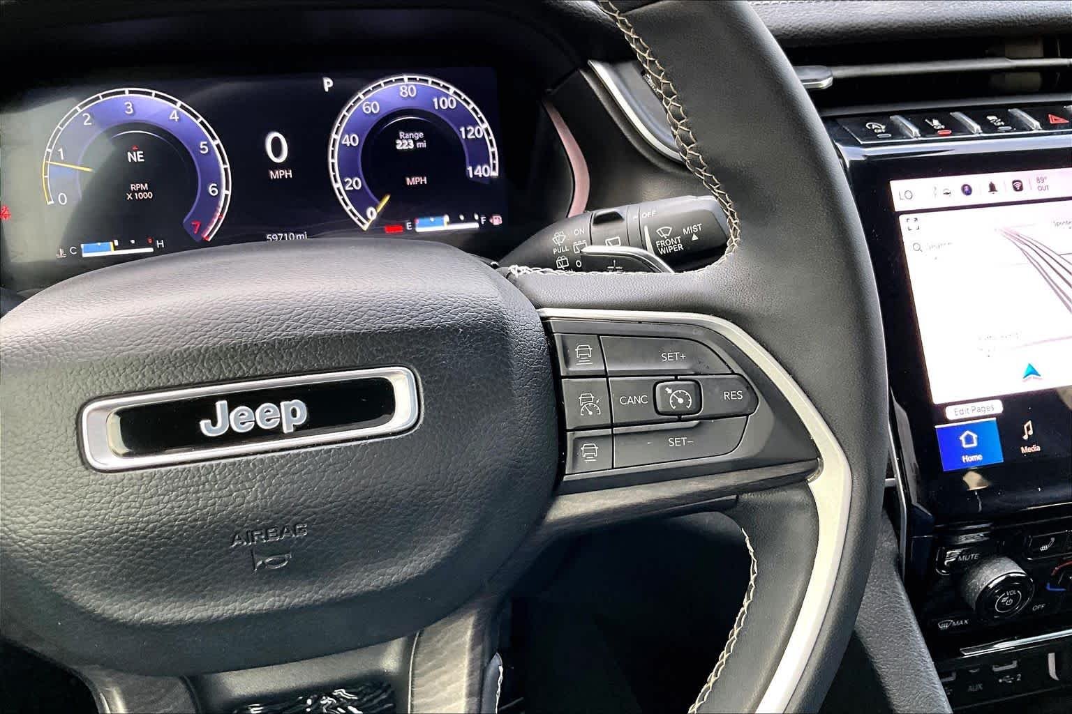 Used 2023 Bright White Clearcoat Jeep Limited image 24