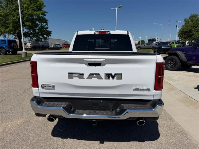 New 2026 Bright White Clear-Coat Exterior Paint RAM Limited Longhorn image 5