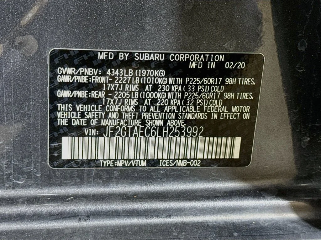 Used 2020 Gray Subaru Premium image 40