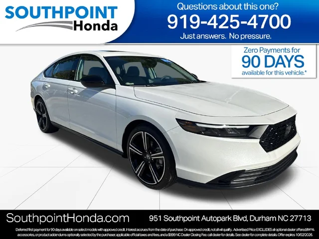 2026 Honda Accord Sedan SE