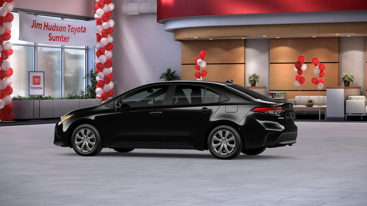 New 2026 Midnight Black Metallic Toyota LE image 27