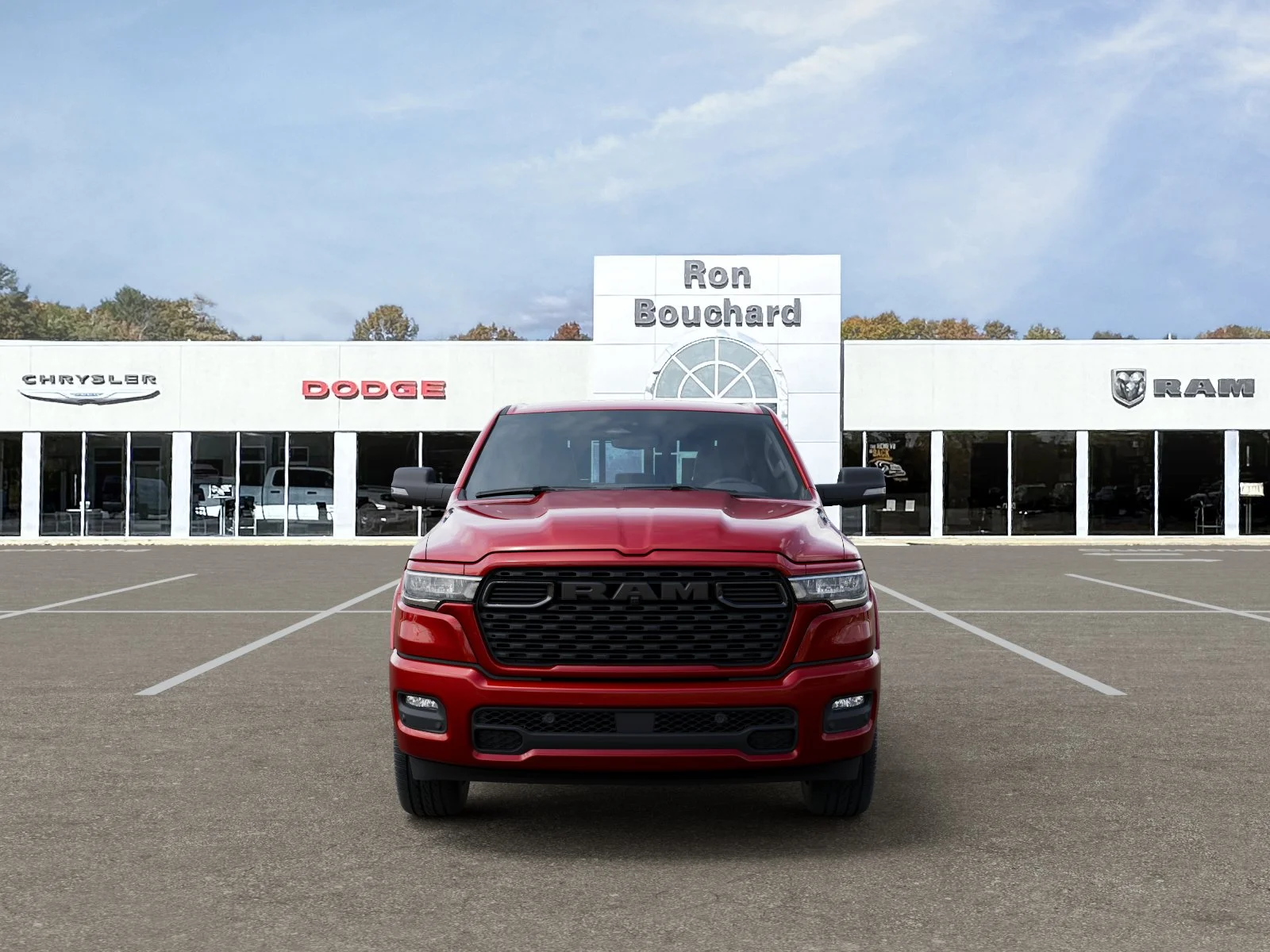 New 2026 Molten Red Pearl-Coat Exterior Paint RAM Big Horn image 32