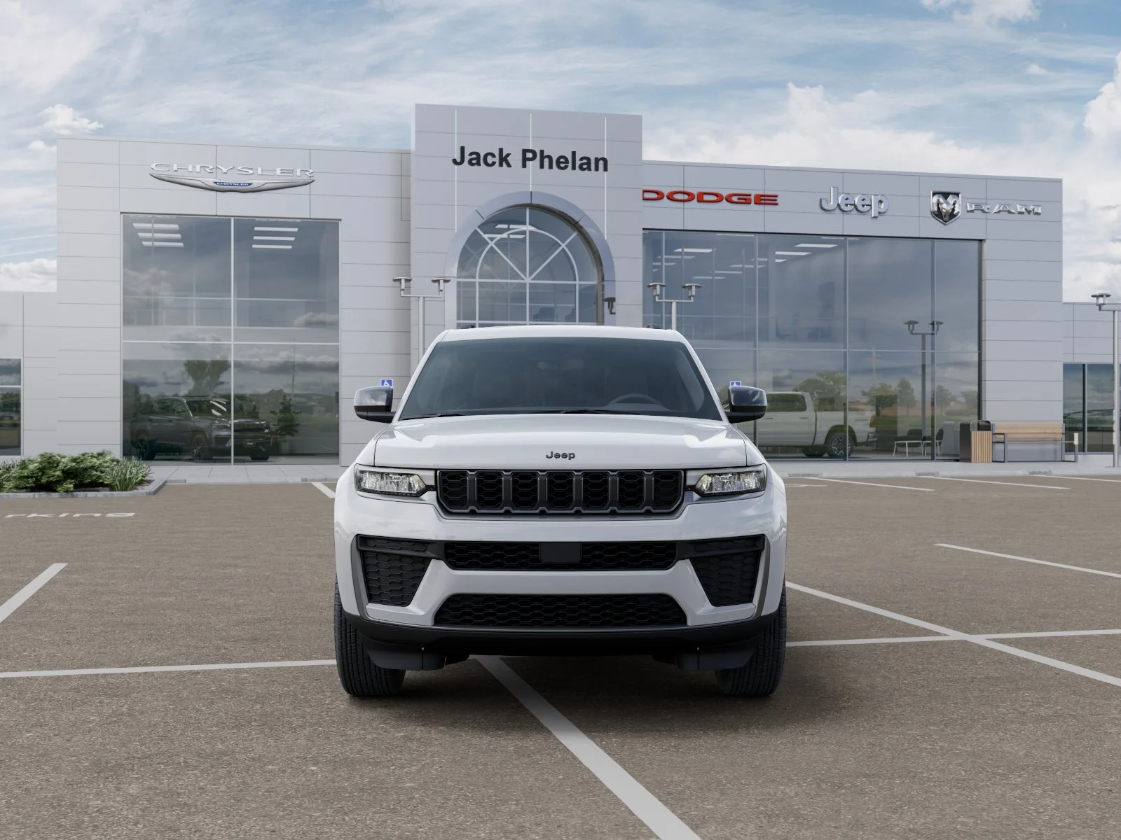 New 2026 Bright White Clear-Coat Exterior Paint Jeep Altitude image 38