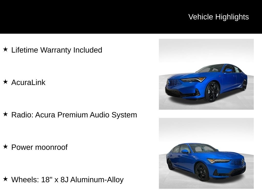 New 2026 Double Apex Blue Pearl Acura w/A-Spec Package image 5