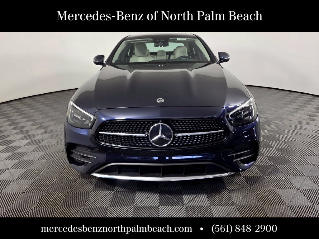 Certified Used 2023 Blue Mercedes-Benz E 450 image 2