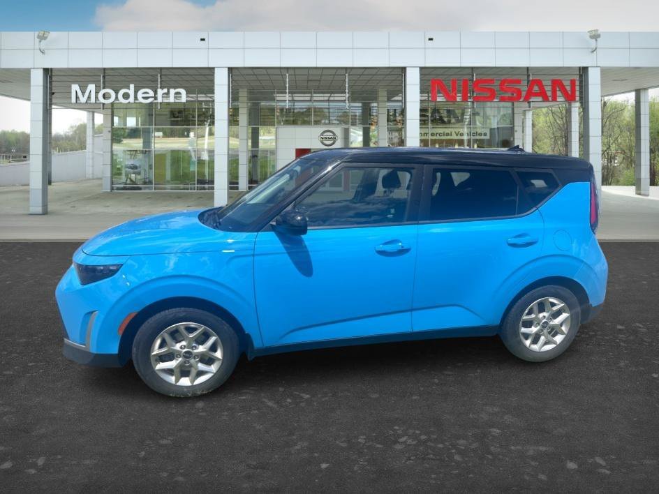 Used 2024 Surf Blue w/Black Roof Kia S image 2