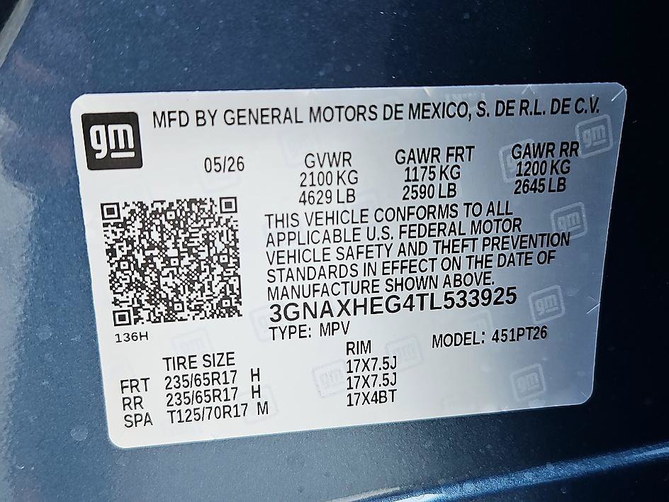 New 2026 Lakeshore Blue Metallic Chevrolet LT image 20
