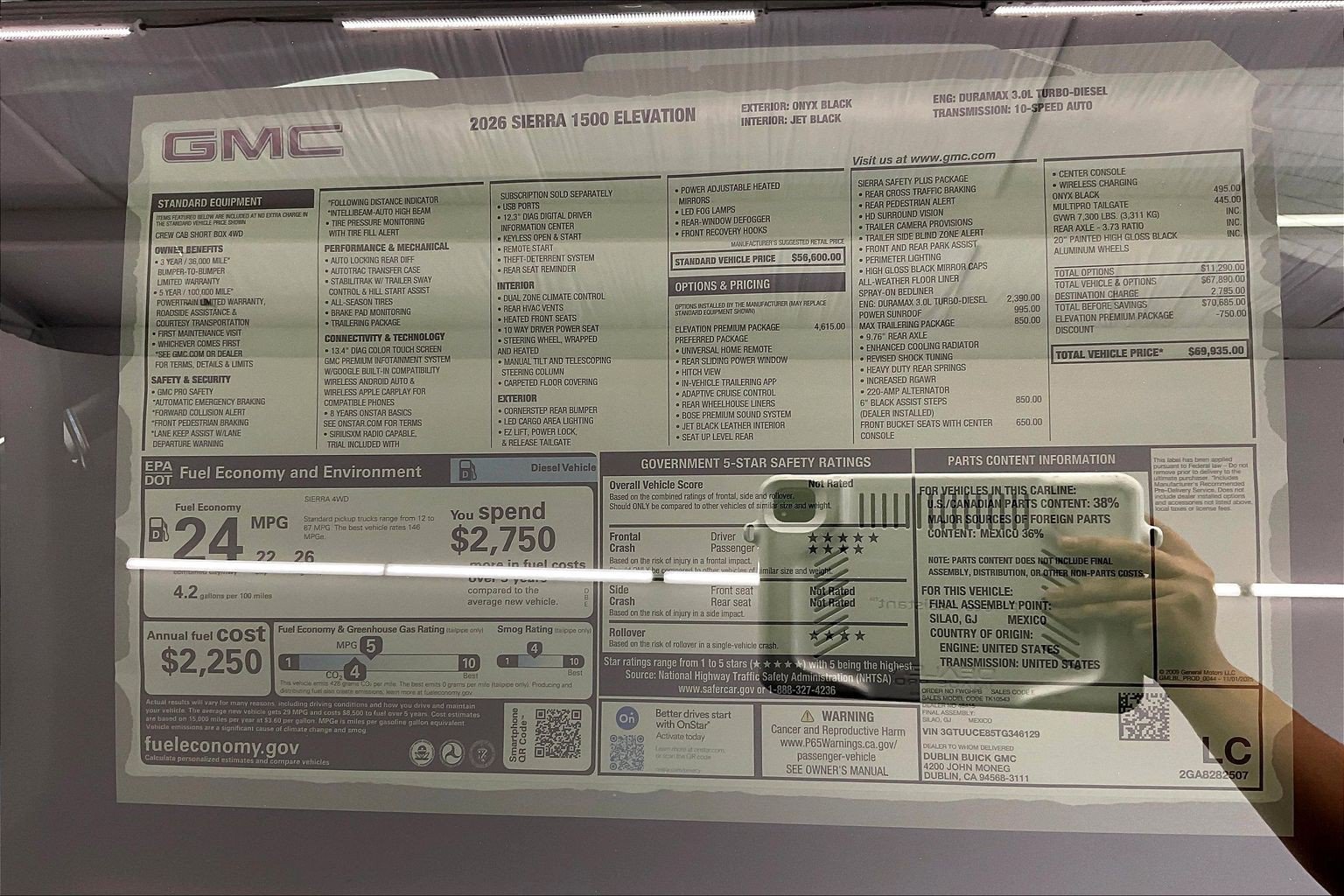 New 2026 Onyx Black GMC Elevation image 21