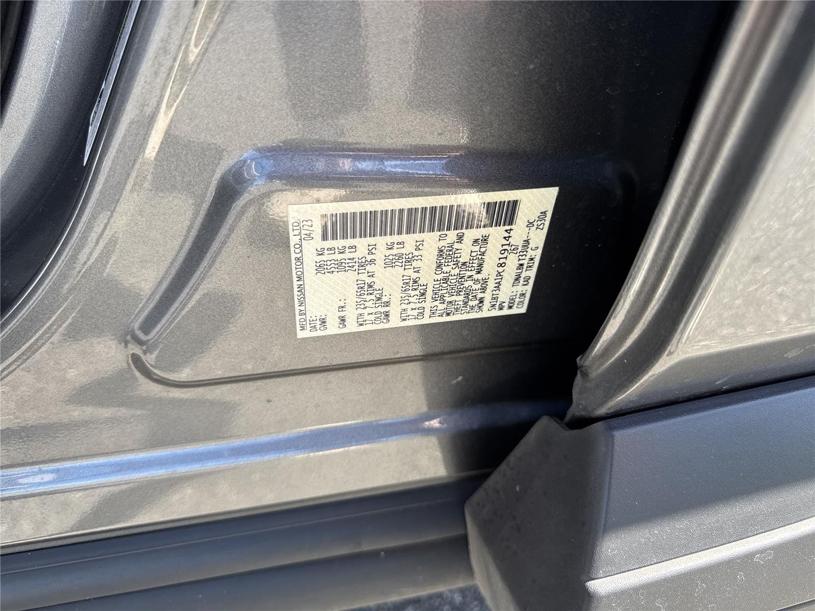 Used 2023 Gun Metallic Nissan S image 36