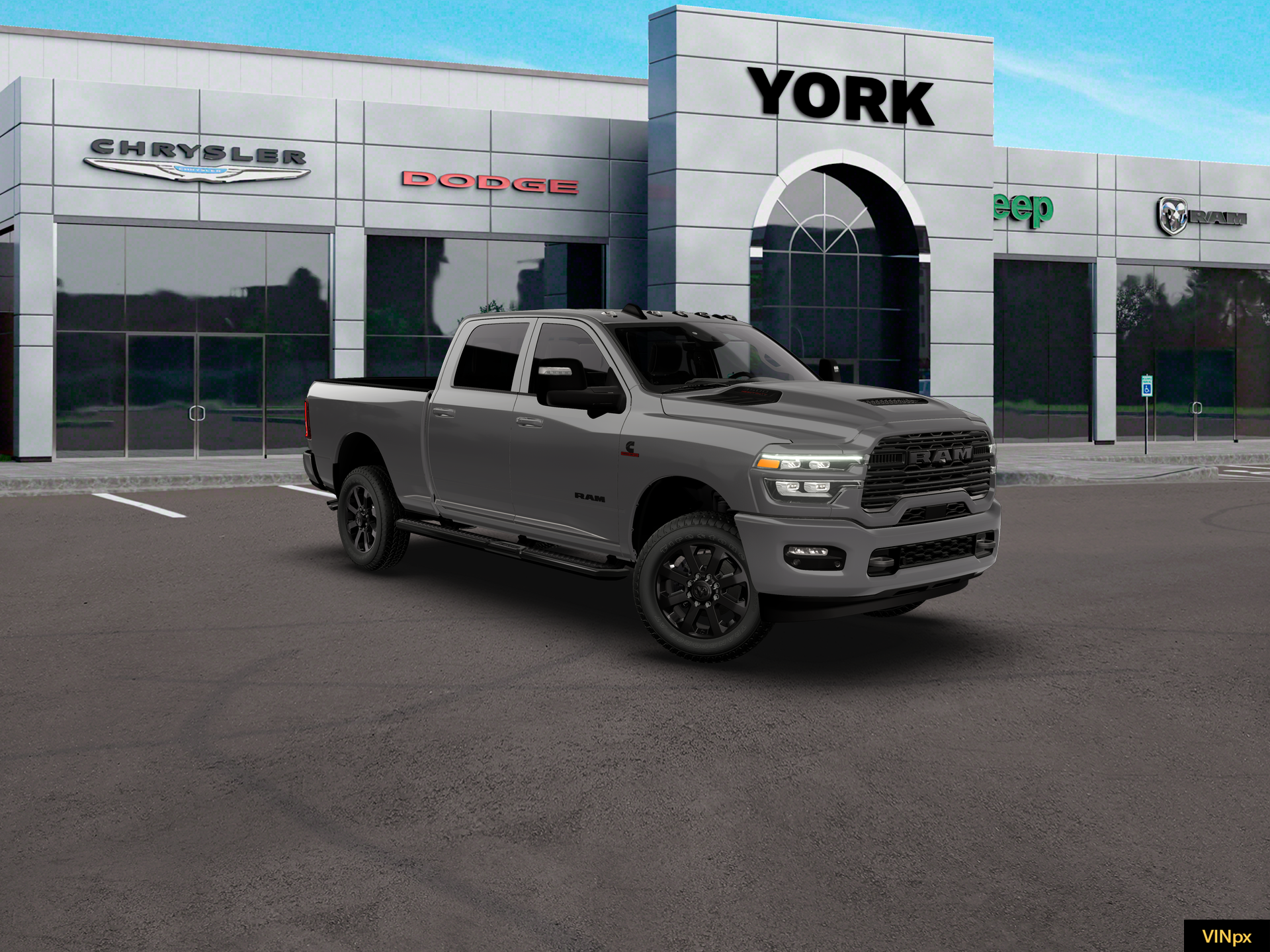 New 2026 Granite Crystal Metallic Clear-Coat Exterior Paint RAM LARAMIE image 23