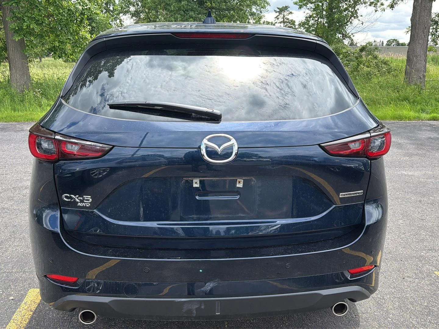Used 2025 Deep Crystal Blue Mica Mazda 2.5 S Premium Plus Package image 5