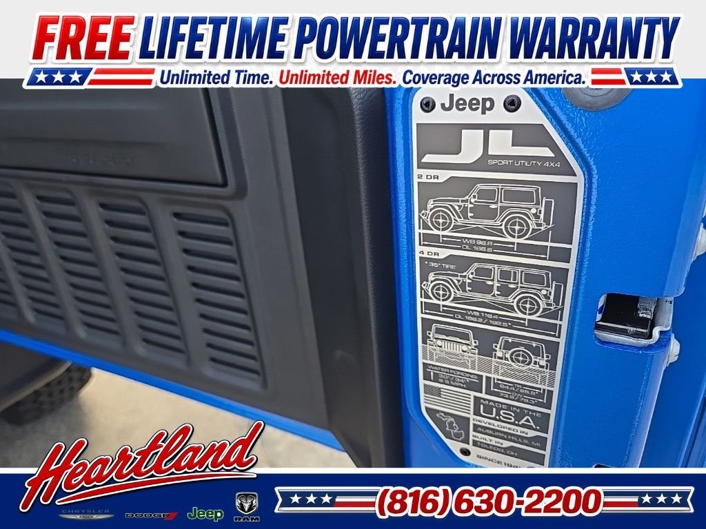 New 2026 Hydro Blue Pearl-Coat Exterior Paint Jeep Rubicon image 105