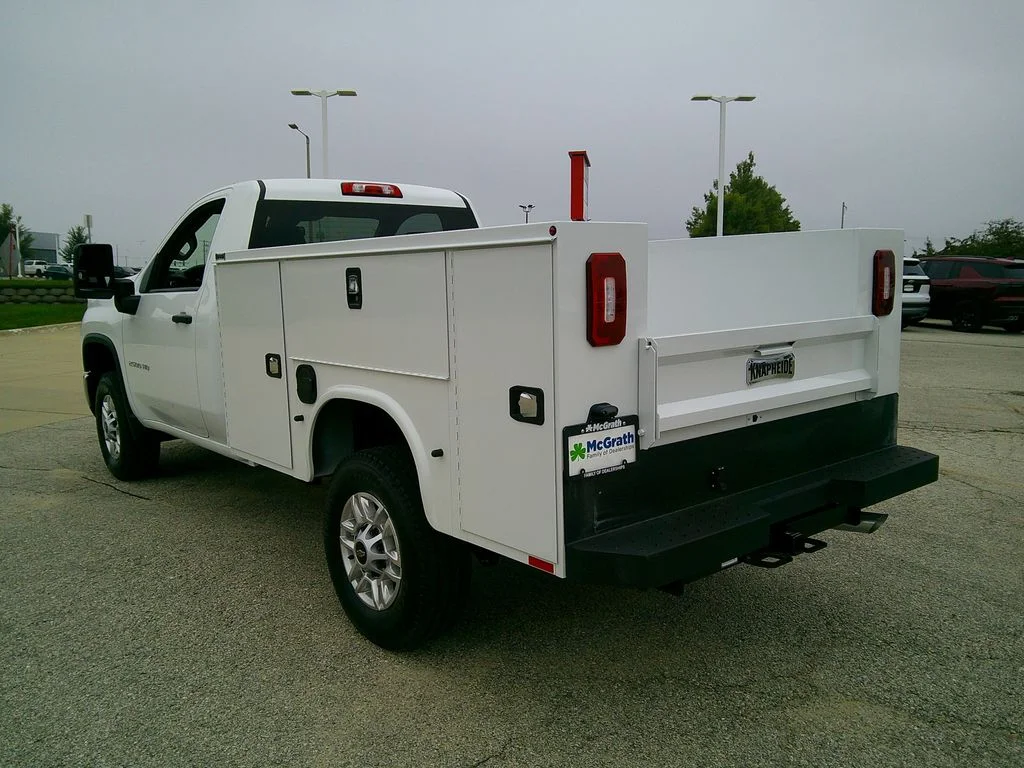 New 2025 White Chevrolet Work Truck image 3