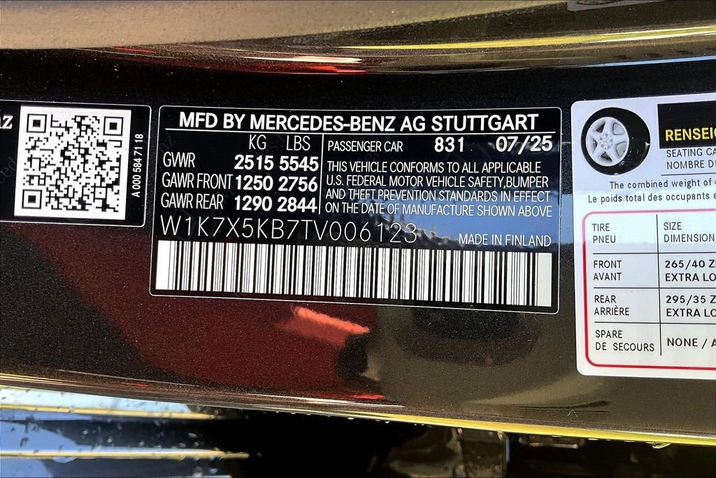 New 2026 Graphite Grey Metallic Mercedes-Benz Base image 27