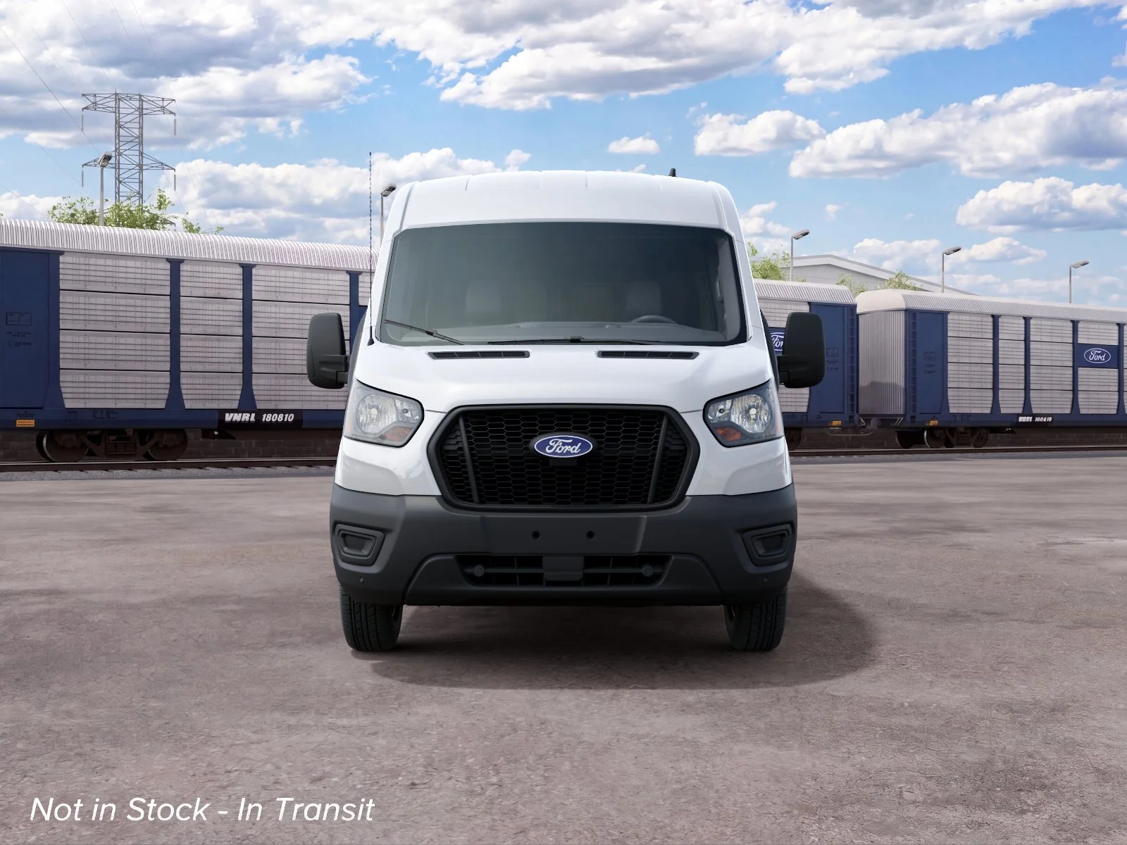 New 2027 Oxford White Ford Cargo Van image 3