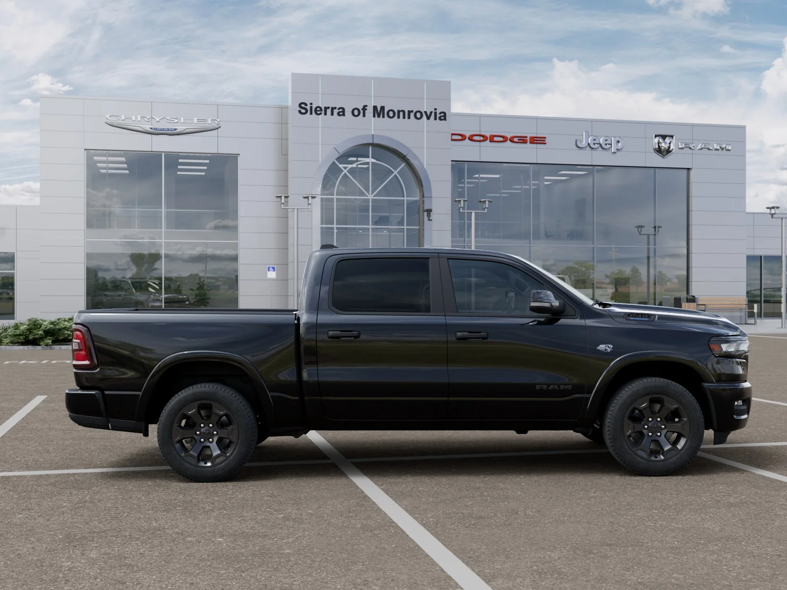 New 2026 Diamond Black Crystal Pearlcoat RAM Big Horn/Lone Star image 47