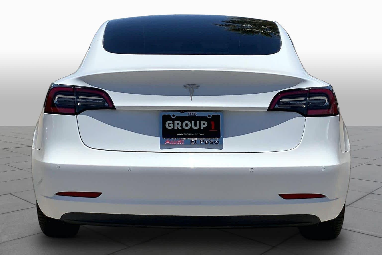 Used 2021 Pearl White Multi-Coat Tesla Standard Range Plus image 4