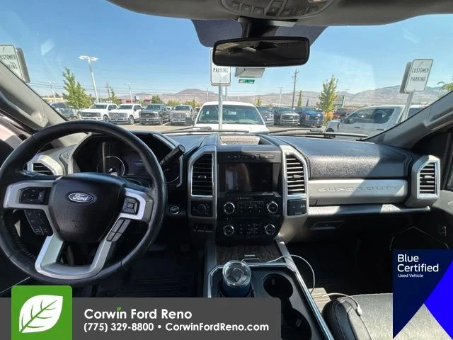 Used 2018 White Platinum Clearcoat Metallic Ford Lariat image 9