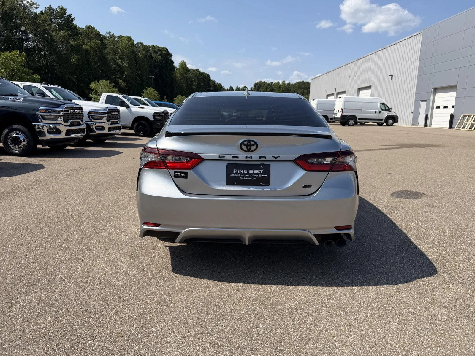 Used 2023 Celestial Silver Metallic Toyota SE image 5