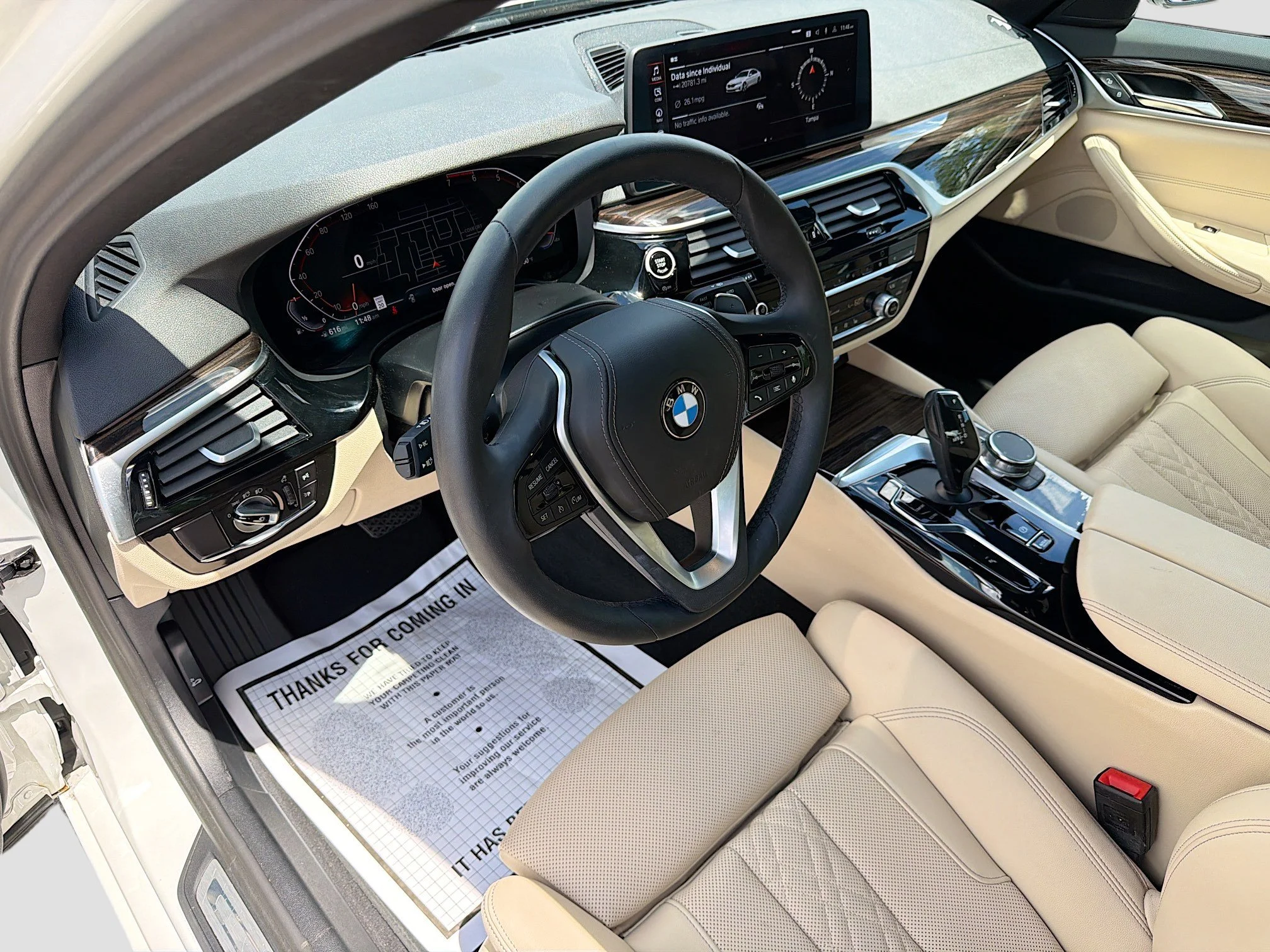 Used 2023 Alpine White BMW 530i image 25