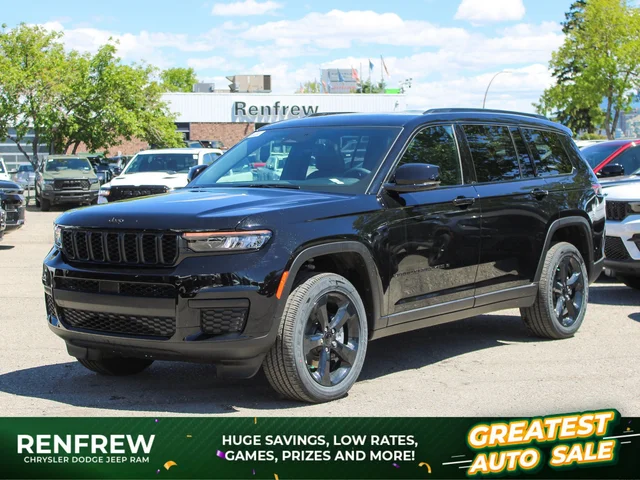 2025 Jeep Grand Cherokee L Altitude* 4x4, Trailer Tow, Sunroof, Heated Leather