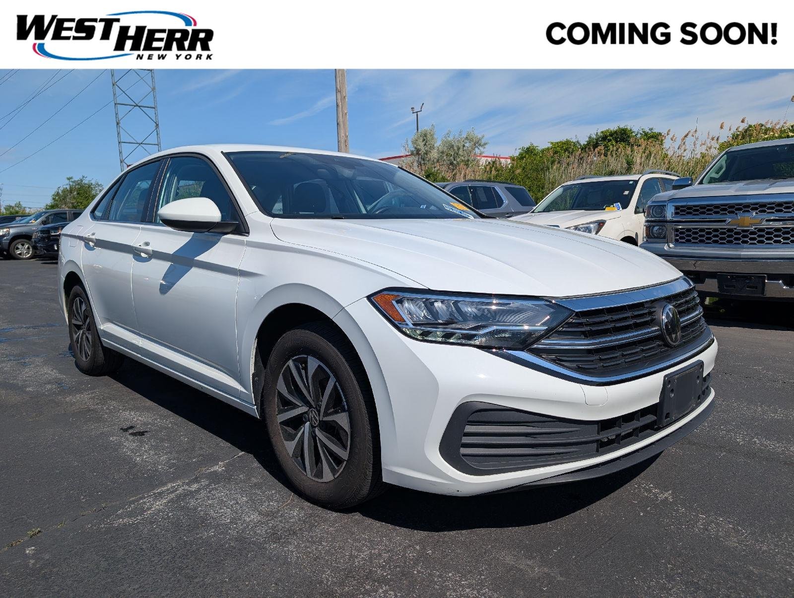 Used 2024 Pure White Volkswagen S image 1