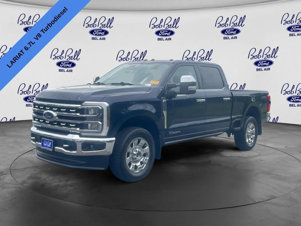 Used 2024 Antimatter Blue Metallic Ford Lariat image 3