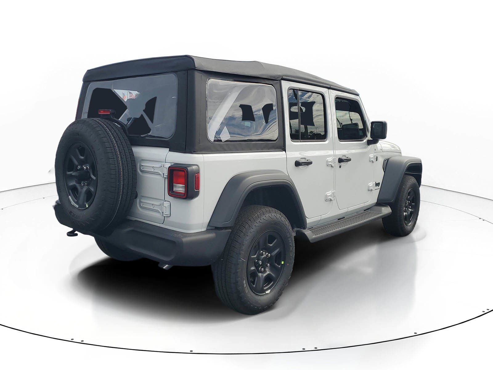 New 2026 Bright White Clear-Coat Exterior Paint Jeep Sport image 3