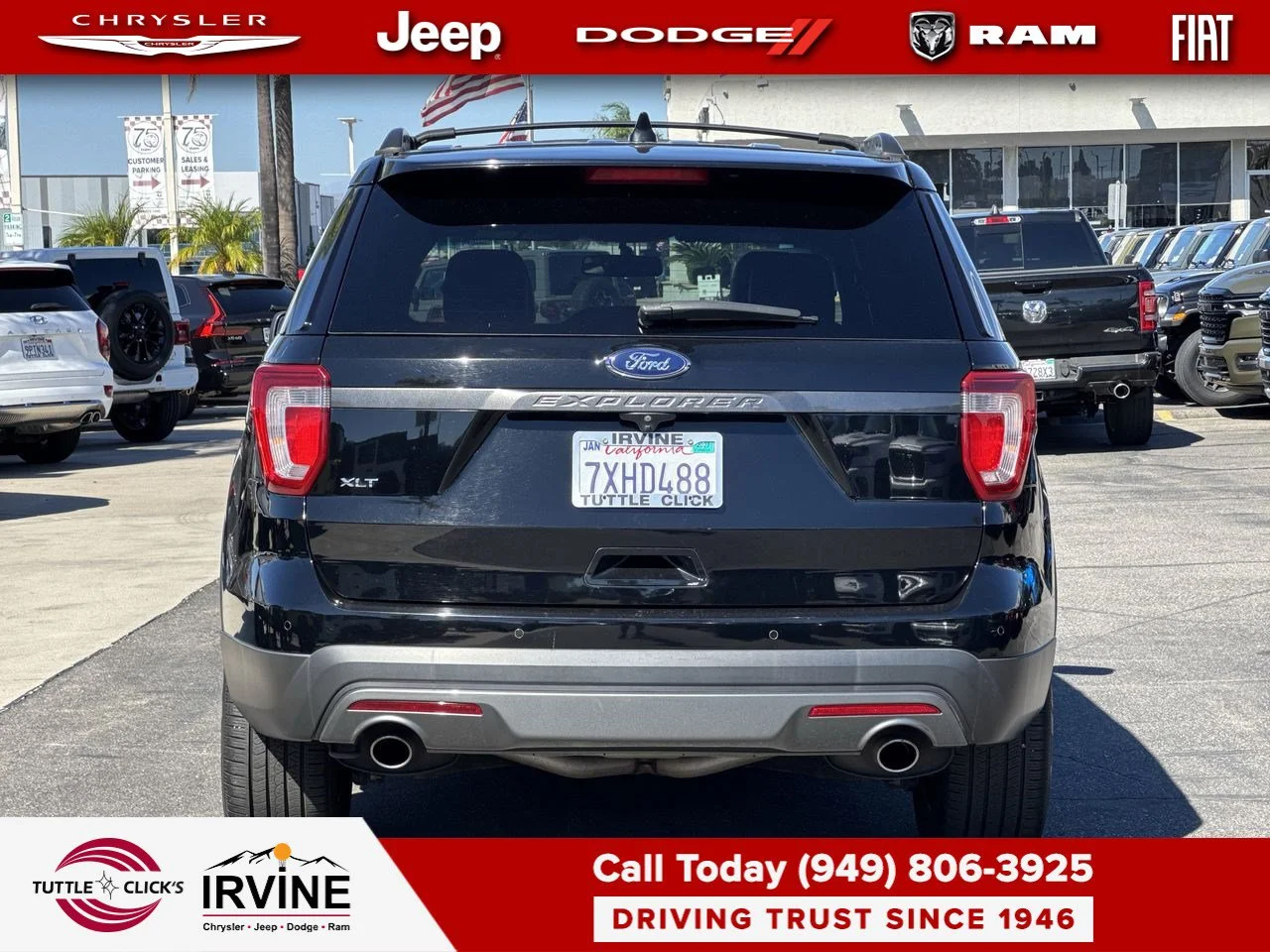 Used 2017 Shadow Black Ford XLT image 14