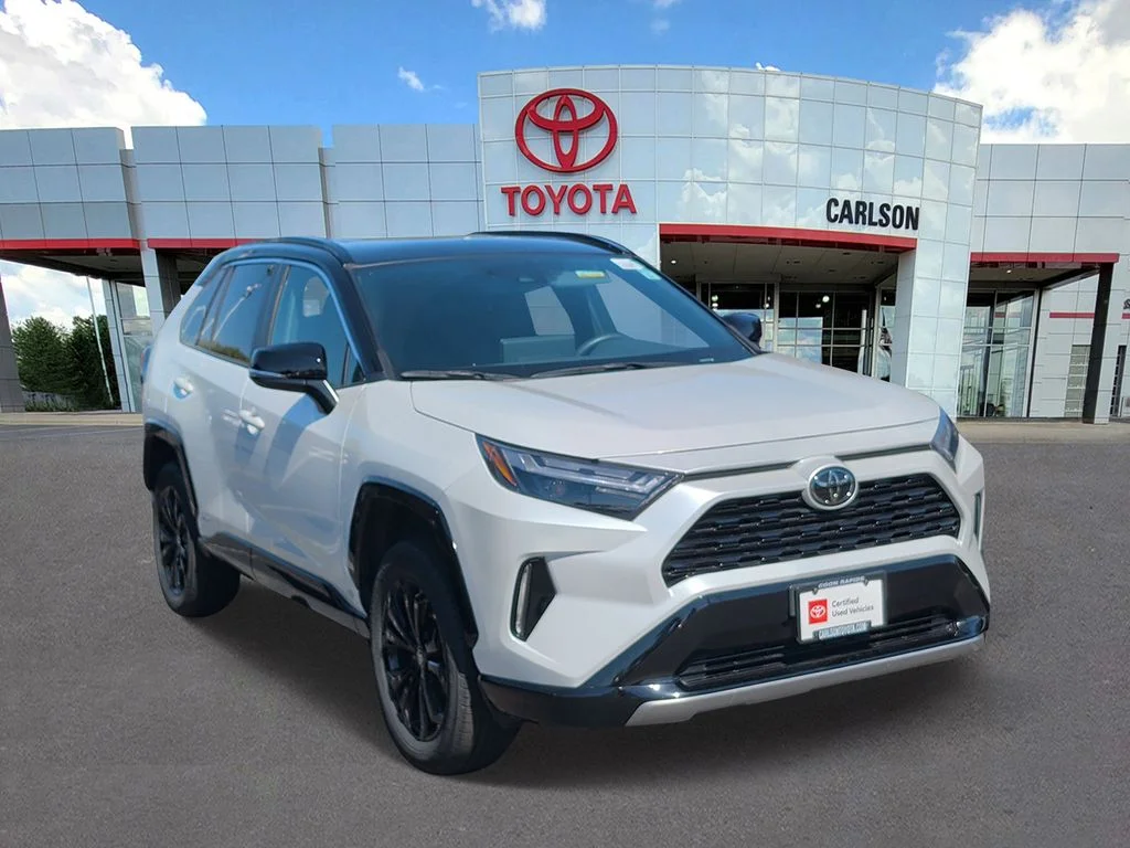 Used 2025 Toyota RAV4 XSE with VIN 4T3E6RFV9SU182775 for sale in Minneapolis, Minnesota