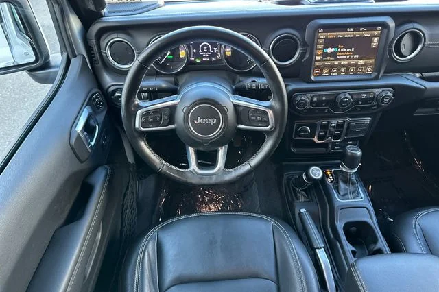 Used 2023 Silver Jeep Sahara 4xe image 16