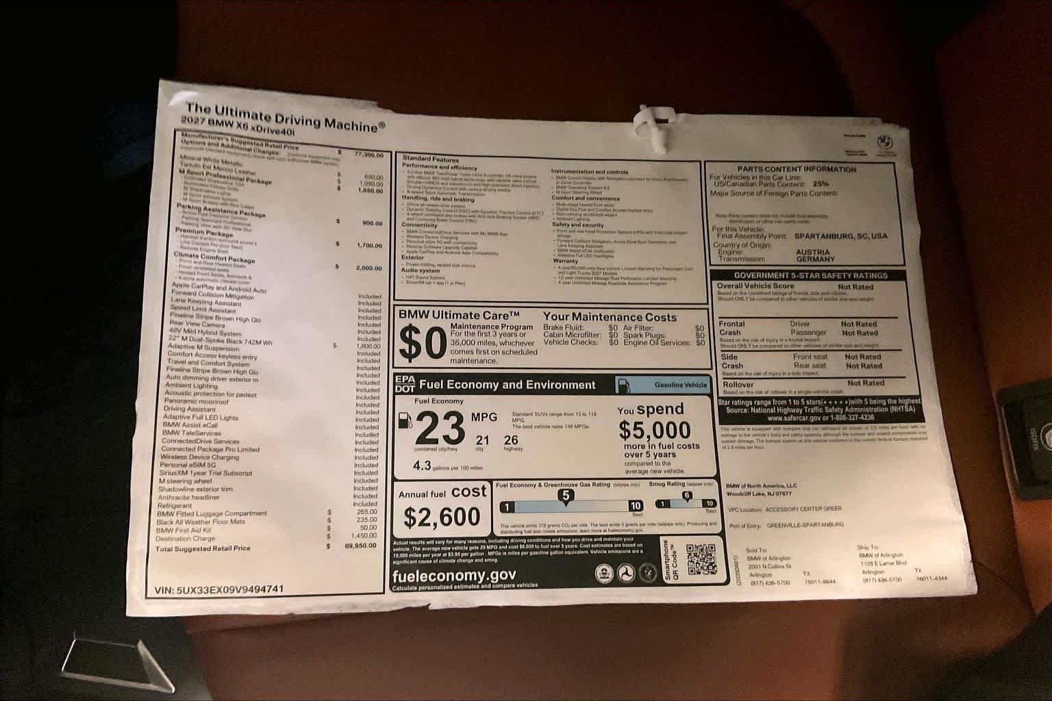 New 2027 Mineral White Metallic BMW xDrive40i image 19
