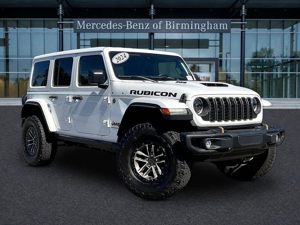 Used 2024 Bright White Clearcoat Jeep Rubicon 392 image 1