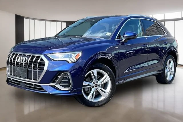 Certified Used 2023 Blue Audi Premium image 3