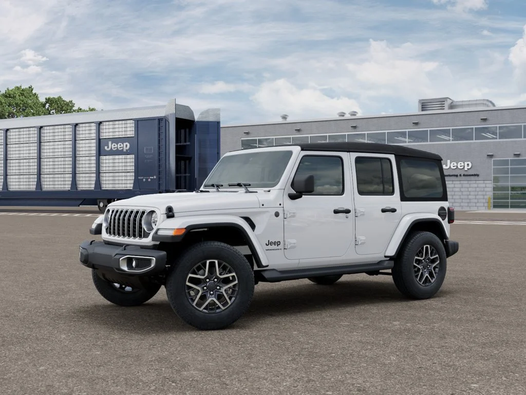 New 2027 Bright White Clearcoat Jeep Sahara image 2