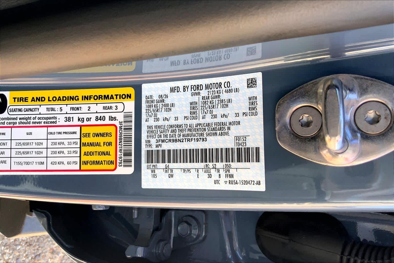 New 2026 Azure Gray Metallic Tri-Coat Ford Big Bend® image 21