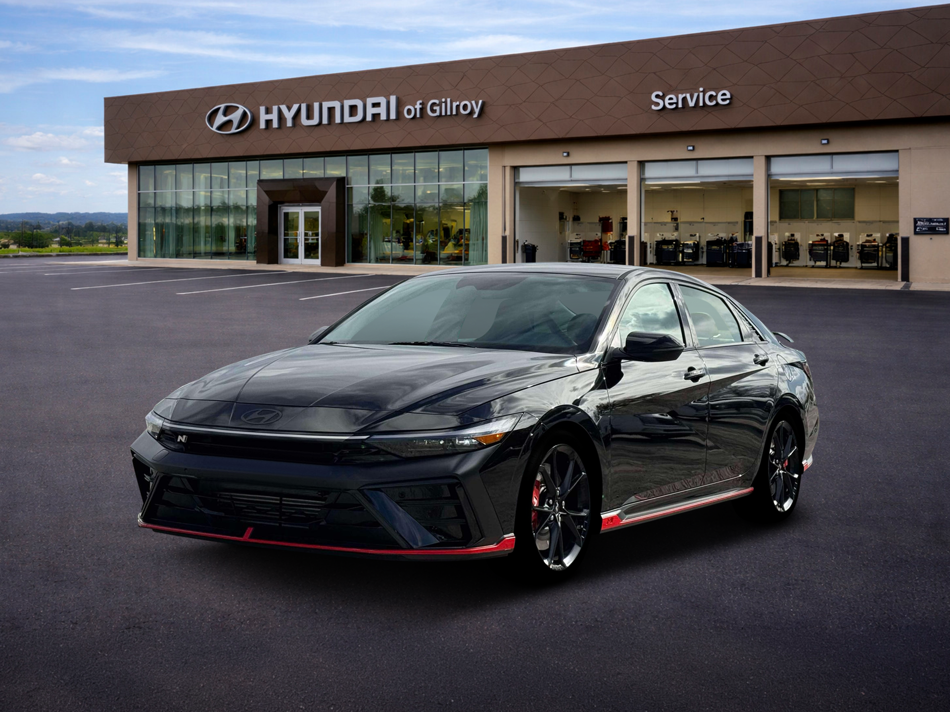 New 2026 Black Hyundai Sedan image 1