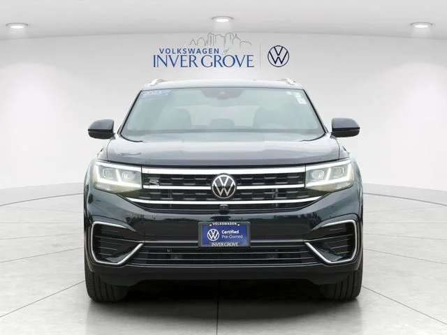 Certified 2023 Volkswagen Atlas Cross Sport SEL Premium R-Line with VIN 1V2FE2CA7PC216107 for sale in Inver Grove Heights, Minnesota