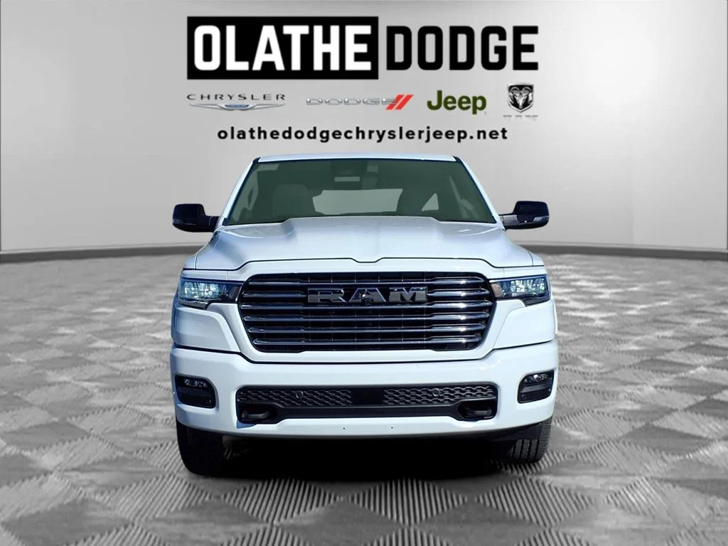 New 2026 Bright White Clear-Coat Exterior Paint RAM Laramie image 29