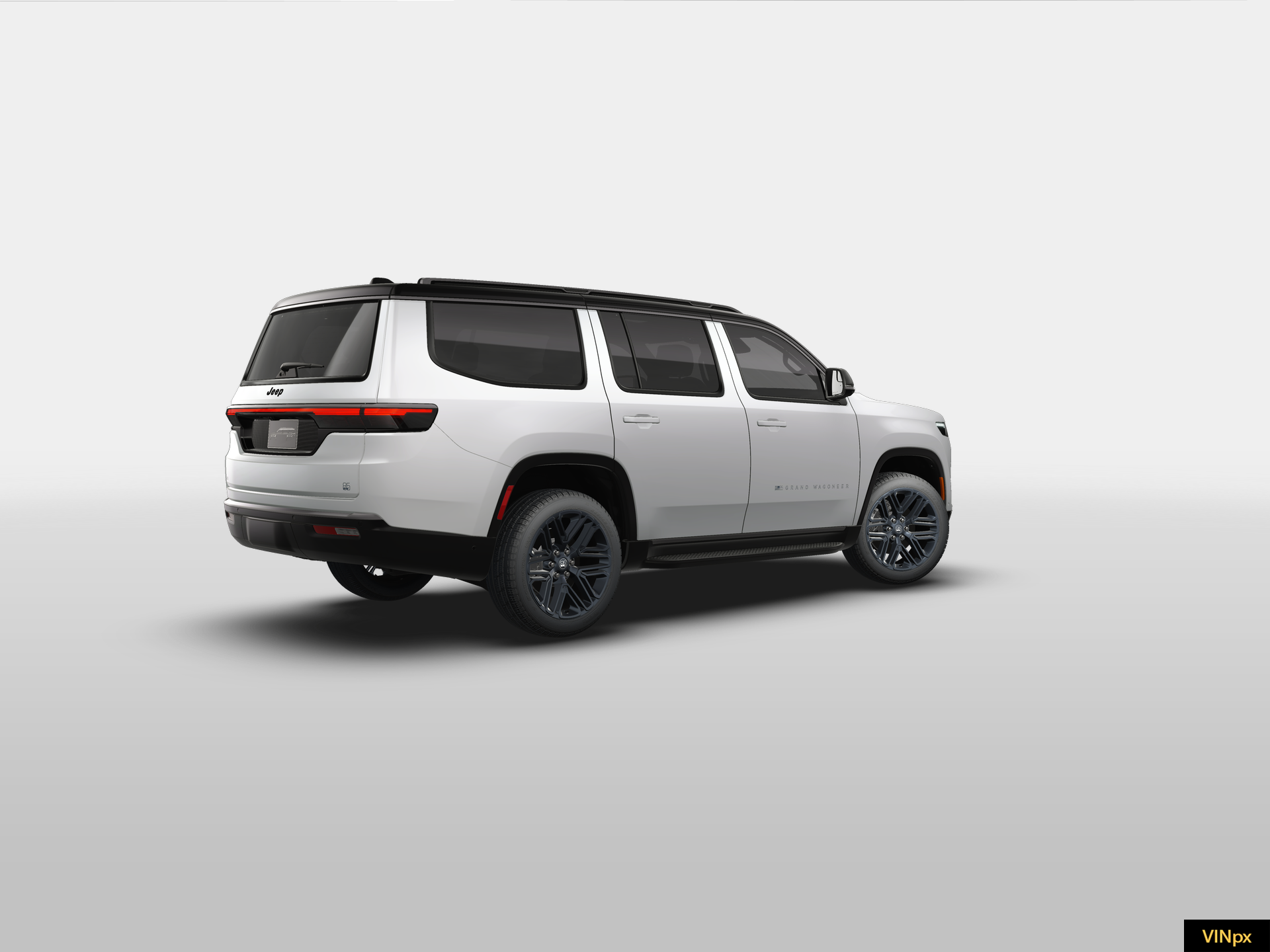 New 2026 Bright White Clear-Coat Exterior Paint Jeep Grand Wagoneer image 8