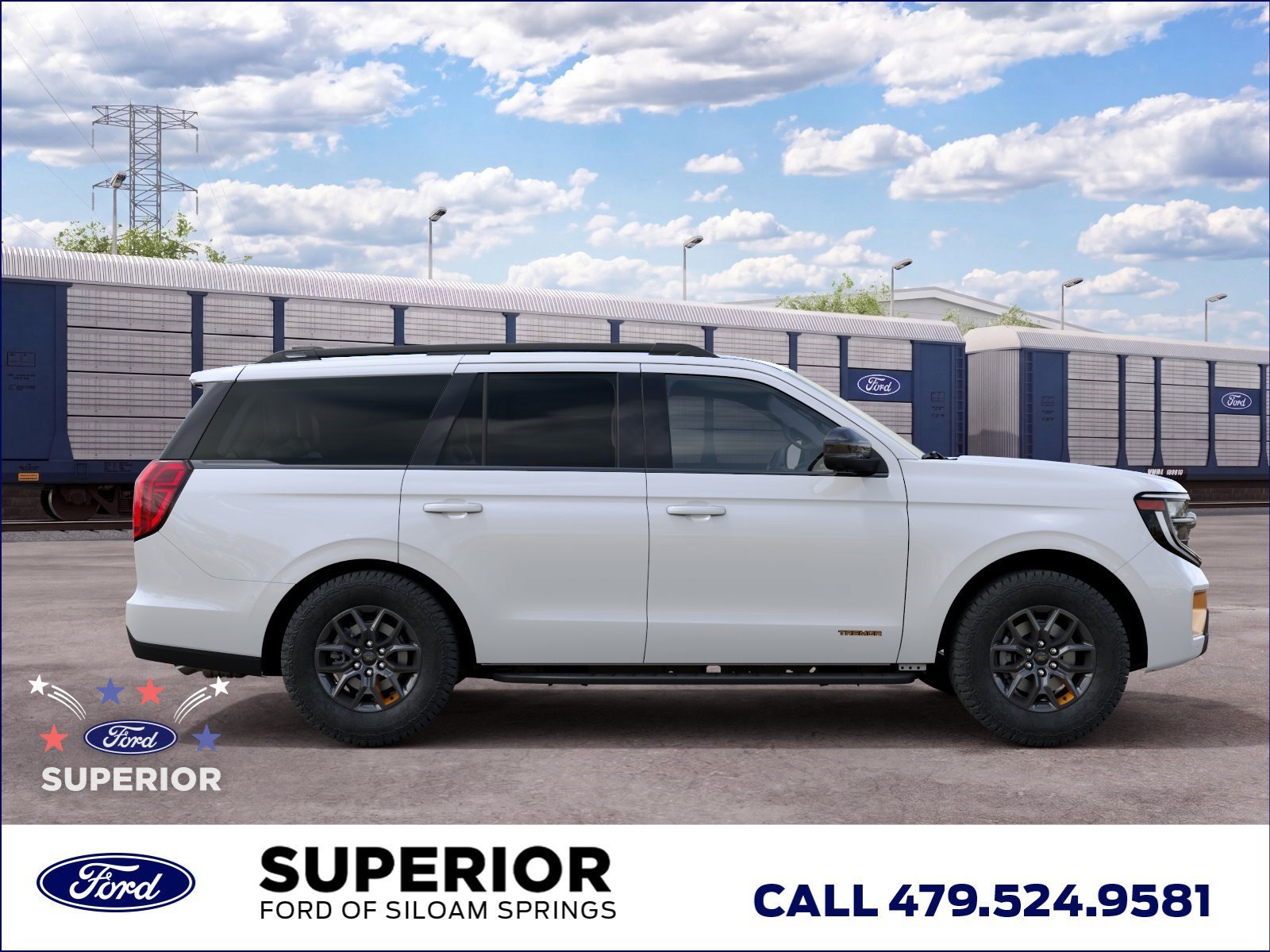 New 2027 Star White Metallic Tri-Coat Ford Tremor image 5