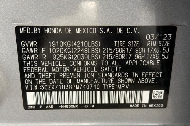Used 2023 Lunar Silver Metallic Honda LX image 37
